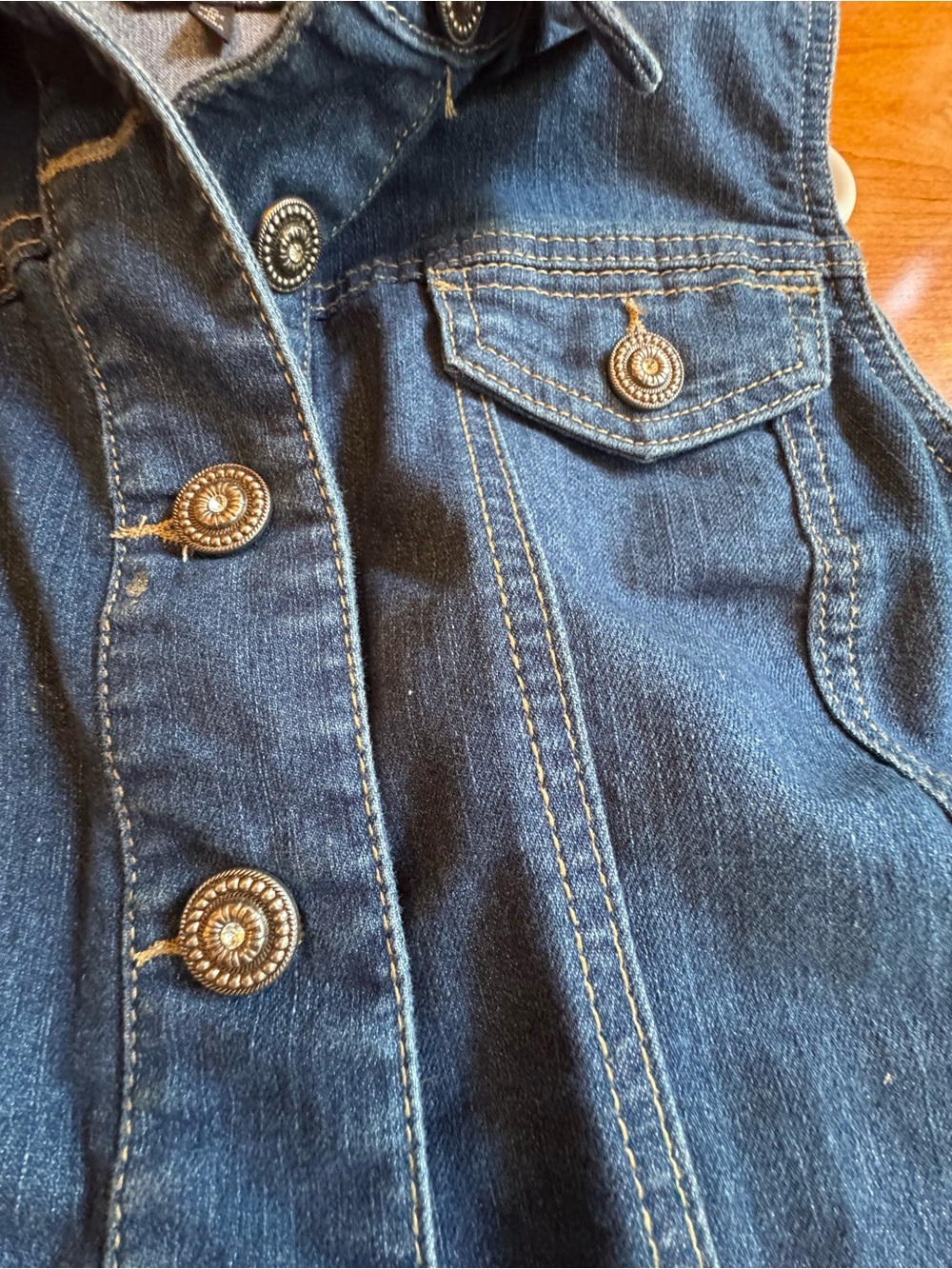 Baccini denim vest Size L - Picture 4 of 12